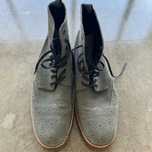 LIKE NEW. ASOS Male dress shoes Men’s Size 9. Grey suede, barely worn.